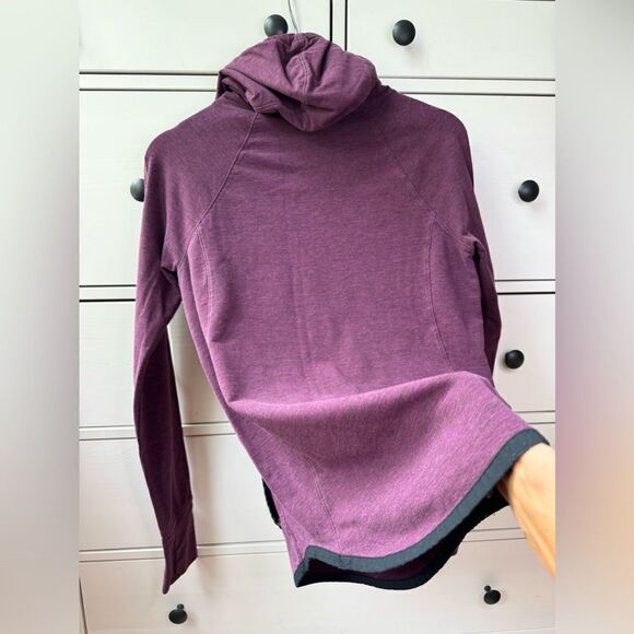 Athleta Women’s Sentry Terry Hoodie Women’s XS Purple Pullover Long Sleeve - Picture 11 of 15